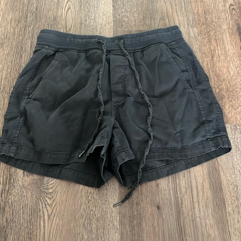 Black khaki shorts